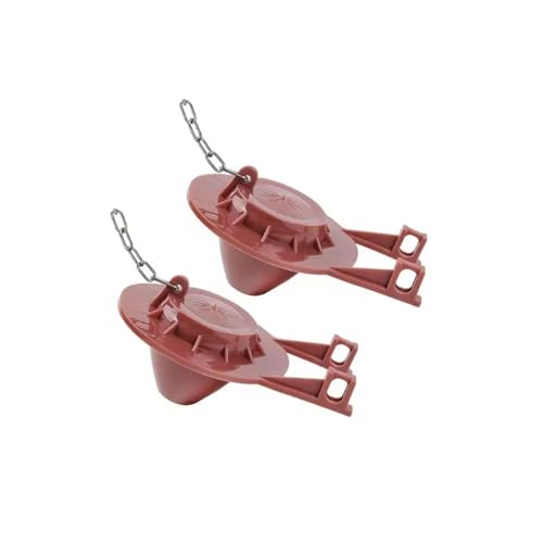 2Pcs 2 zoll Hause Dichtung Flattern Abdeckung Wc Flapper Flush Ventile Abdeckung(Dark red) von THXSXMO