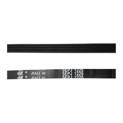 5EPJ1225 Antriebsriemen for Waschmaschine, passend for CANDY, Waschmaschine 41021973 41039460 1225J5(2 pieces) von THXSXMO