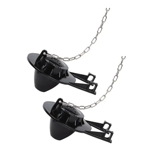 652F 2Pcs Home Dichtung Flattern Abdeckung Wc Flapper Flush Ventile Abdeckung 2 zoll Universals Wc Stopper Flapper Dauerhafte(Black) von THXSXMO