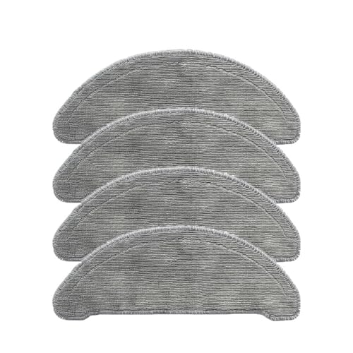 Ersatzteile for waschbare Wischlappen, kompatibel mit Xiaomi, EVE Plus Roboterstaubsauger, hochwertiges Ersatz-Mopptuch-Zubehör(4pcs) von THXSXMO