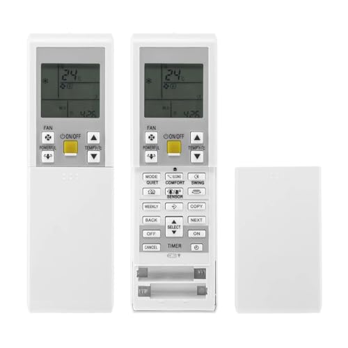 Fernbedienung ARC452A4 Verwendung ，Kompatibel mit Daikin，Klimaanlagensteuerung mit Hintergrundbeleuchtung Keine wöchentliche Timerfunktion(No Backlit) von THXSXMO