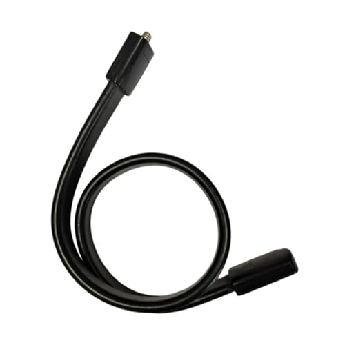 Gewinde Schwanenhalshalter Kameraständer Multifunktionale Halterung Silikon Babyphone Ständer Verstellbare Halterung for Babyphone(Black Color) von THXSXMO