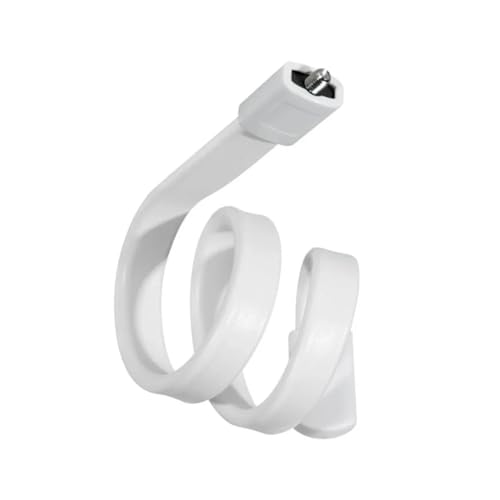 Gewinde Schwanenhalshalter Kameraständer Multifunktionale Halterung Silikon Babyphone Ständer Verstellbare Halterung for Babyphone(White Color) von THXSXMO