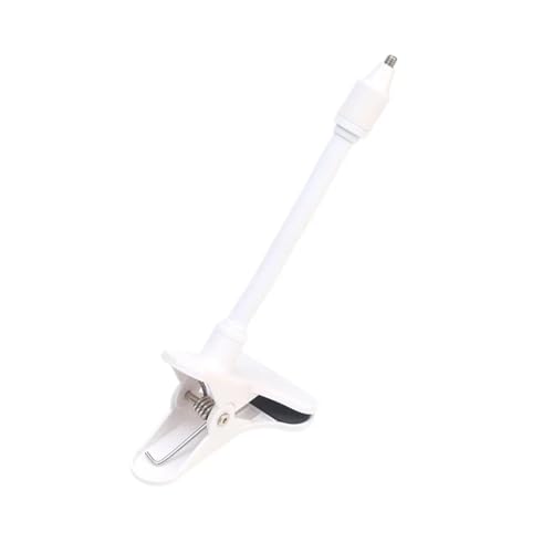 Kein Stanzen, tragbarer Webcam-Ständer mit Clip-Halterung for Babyphone-Kamerahalter, flexibles Drehmontageset for Zuhause, lässt sich am Kinderbett befestigen(White B) von THXSXMO