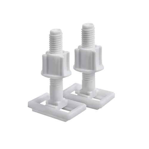 Kunststoff-Reparaturschrauben for Toilettensitzscharniere + Befestigungsschrauben + Unterlegscheiben-Kit Zubehör Universal-Haushaltsersatz(7) von THXSXMO