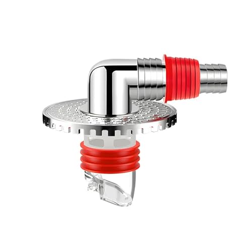 Multifunktionales Bodenablauf-Fallrohr, Bodenablauf-T-Stück for Waschmaschine, Küchenspüle, Abflussschlauchadapter, Entsorger(D) von THXSXMO