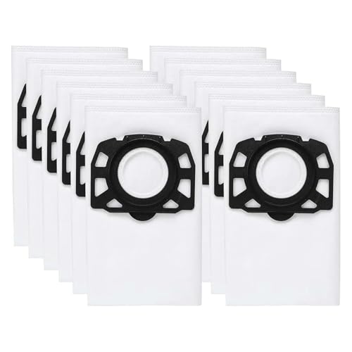 Staubsaugerbeutel, kompatibel mit Kärcher, WD2 Plus, WD 3, KWD 1, KWD 2, KWD 3, MV 3, SE 4001, SE 4002 Nass- und Trockensauger(12PCS) von THXSXMO