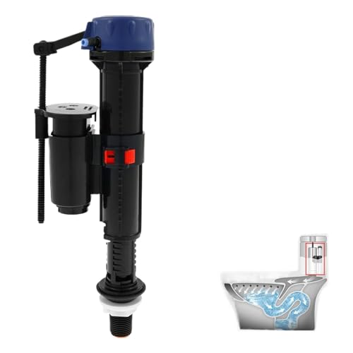 Toilettenfüllventil, Badezimmereinlass, WC-Zubehörteile, leises Füllen, einstellbares Anti-Siphon-Ersatzfüllventil for 20–33 cm große Toiletten Toilettenfüllventil, Badezimmereinlass, WC-Zubehörteile, leises Füllen, einstellbares Anti-Siphon-Ersatzfüllventil for 20–33 cm große Toiletten von THXSXMO