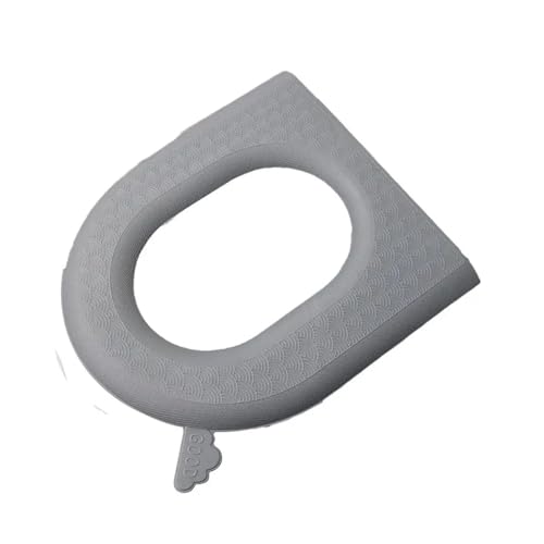 Toilettensitzbezug, weich, wasserdicht, EVA, Toilettenkissen, Aufkleber, Winter, warm, Badezimmer, enger Hockerschutz, Badezimmerzubehör(Dark Khaki) von THXSXMO