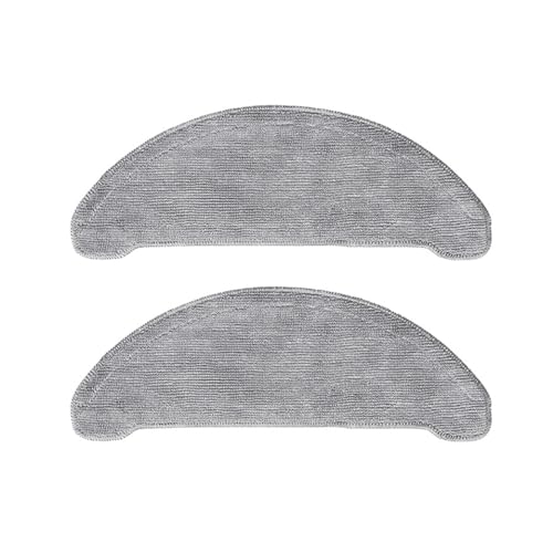 Waschbare, austauschbare Wischtücher, Lappenzubehör, kompatibel mit VIOMI, S9, kompatibel mit Roidmi, Eve Plus Roboter-Staubsauger, Wischteile(2pcs) von THXSXMO
