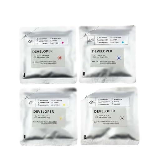 THgfdZX 1PCS Universal Ersatzung IMC4500 Entwickler kompatibel mit IMC2000 IMC2001 IMC2500 IMC3500 IMC4500 IMC6000 IMC6230 IMC6245 IMC6260 Aftermarket -Teil(CMYK 1Set) von THgfdZX
