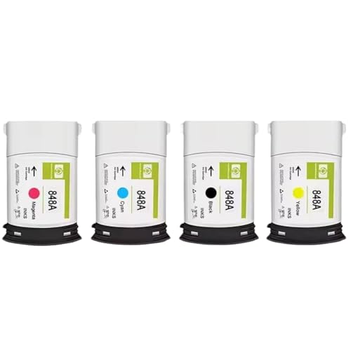 THgfdZX 400 ml überholte Farbkartuschekartusche kompatibel mit Pagewide XL 6000 XL 5100 Drucker(1set 4colors) von THgfdZX