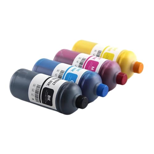 THgfdZX 500ml Flasche PFI050 PFI-050 PFI 050 Kompatible Tinte Kompatibel mit ImagePrograf TC-20 TC-20M Drucker Farbtinte Flasche Ersatz(1Bottle 500ML Bk) von THgfdZX