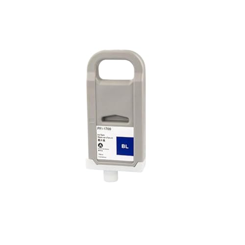 THgfdZX Farbkompatible Tintenpatrone Kompatibel mit Pro 2000 4000 4000S 6000 6000S Drucker PFI1700 PFI-1700 PFI 1700(1pcs Blue) von THgfdZX