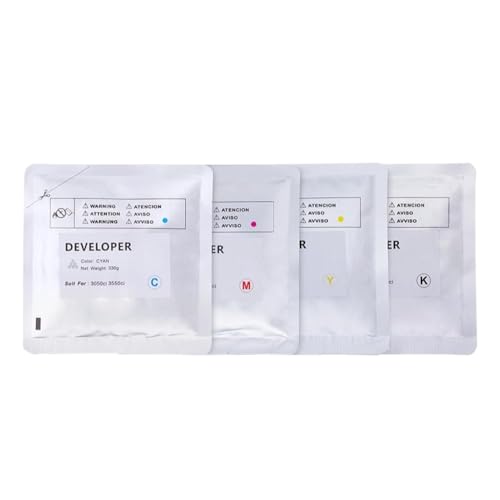 THgfdZX Kompatible Eisenpulver 330G Kompatibel mit 3050CI 3550CI 3051CI 3551CI Universal Fit Aftermarket Ersatz(1Set CMYK) von THgfdZX