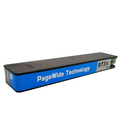 THgfdZX Kompatible Ersatzkartusche Kompatibel mit 973 973X Kompatibel mit PageWide Pro 452dn 477dn 552DW 577DW Z Managed p55250dw(1pcs 973x C) von THgfdZX