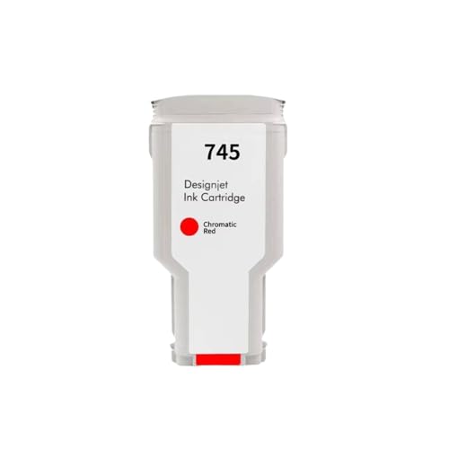 THgfdZX Kompatible Inkjet -Tintenpatrone 745 F9K05A F9K04A Kompatibel mit DesignJet Z2600 Z5600 Drucker Ersatztinte(1pcs CR-300ML) von THgfdZX
