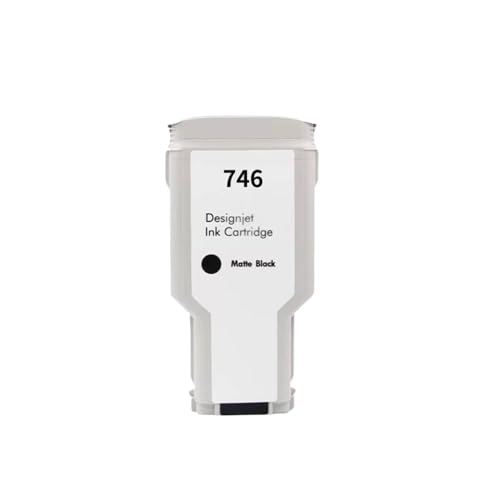 THgfdZX Kompatible Inkjet -Tintenpatrone 746 P2V82A P2V83A P2V80A P2V78A Kompatibel mit Designjet Z6 Z9 -Drucker Arbeiten mit 746 -Serie(1pcs MBK-300ML) von THgfdZX