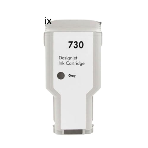 THgfdZX Kompatible Tintenpatrone Kompatibel mit 730 730 Kompatibel mit DesignJet T1600 T1600DR T1700 T1700DR T2600 T2600DR Drucker(1 PCS Grey) von THgfdZX