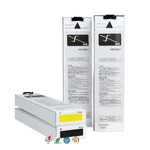 THgfdZX Kompatible Tintenpatrone S-6308G E S-6309G E S-6310G E S-6311G E Kompatibel mit Drucker der Riso Comcolor-Serie 3010R 3050R 7050R 9050R(1PC-Magenta) von THgfdZX