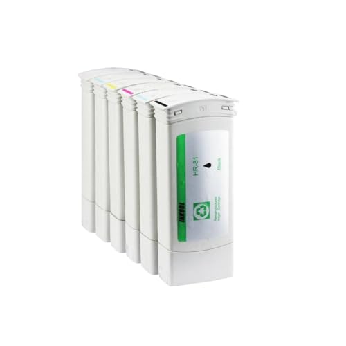 THgfdZX Überholte Farbkartusche, die mit DesignJet 5000 5500Ps D5800 Drucker Modell 81 kompatibel ist(1pcs Light Magenta) von THgfdZX