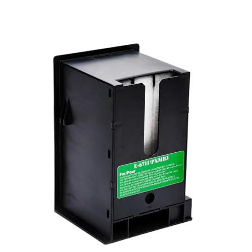 THgfdZX Wartungsbox T6711 C13T671100 kompatibel mit der Belegschaft WP-4011 WP-4015 DN WP-4025 DW WP-4520 WP-4521 WF-3521 WF-3620 3640 3641(2PCS) von THgfdZX