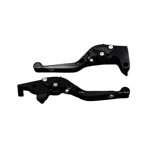 THikk Compatible With GSR750 GSX-S750 GSR/GSX-S/GSXS 750 2011-2018 Motorrad Einstellbare Legierung Bremsen Kupplung Hebel Brake Clutch Levers(Black1) von THikk