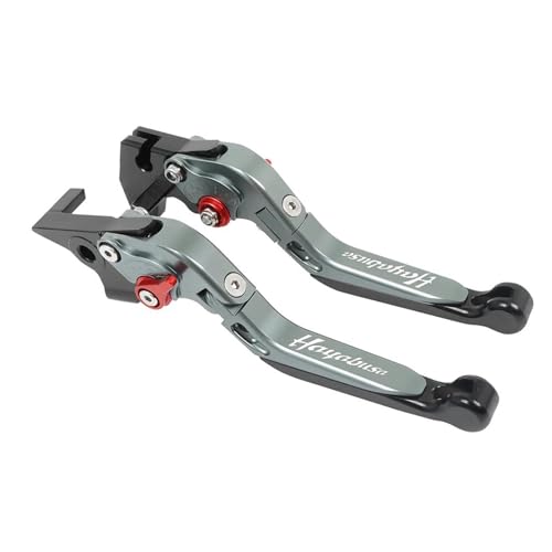 THikk Compatible With GSXR1300 GSXR 1300 1999-2006 2007 Motorrad CNC Einstellbare Ausziehbare Bremskupplungshebel Lenkerhebel Brake Clutch Levers(Gray4) von THikk