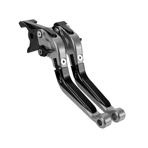 THikk Compatible With V-MAX VMAX 1200 1985-2007 Klapp Handbremse Bremse Kupplung Hebel Griff Hebel 1999-2006 Brake Clutch Levers(Gray2) von THikk