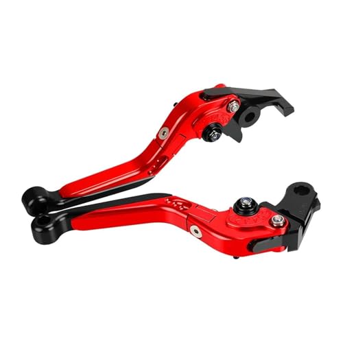 THikk Compatible With V-MAX VMAX 1200 1985-2007 Klapp Handbremse Bremse Kupplung Hebel Griff Hebel 1999-2006 Brake Clutch Levers(Red2) von THikk