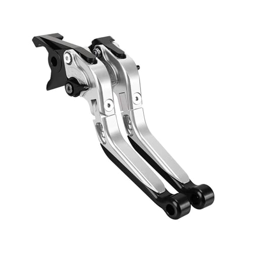 THikk Compatible With V-MAX VMAX 1200 1985-2007 Klapp Handbremse Bremse Kupplung Hebel Griff Hebel 1999-2006 Brake Clutch Levers(Silver1) von THikk