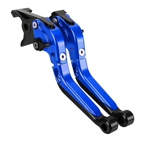 THikk Compatible With YBR250 2005-2014 Motorrad Handbremse Einstellbare Bremse Kupplung Hebel YBR 250 Brake Clutch Levers(Blue2) von THikk