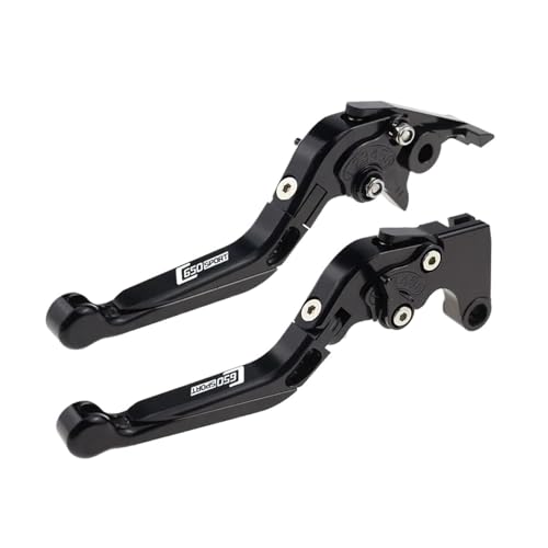 THikk Fit C650 SPORT 2016-2020 Einstellbare Kupplung Griffe For C 650 SPORT Folding Ausziehbare Bremshebel Brake Clutch Levers(BLACK2) von THikk