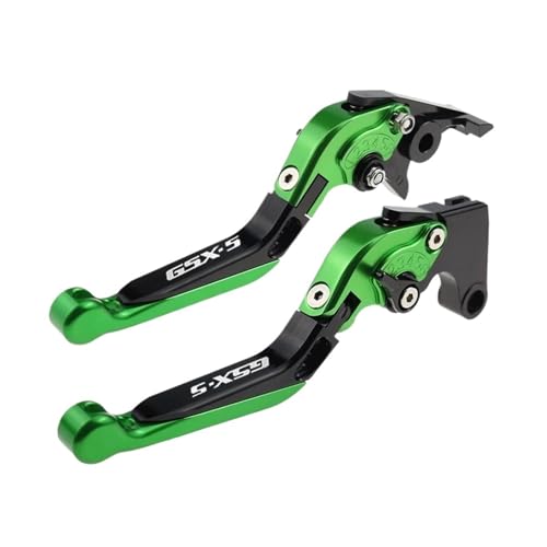 THikk Fit GSX-950S 2021-2023 Einstellbare Kupplung Griffe For GSX-S 950 GSX-S950 2022 Folding Ausziehbare Bremshebel Brake Clutch Levers(GREEN2) von THikk