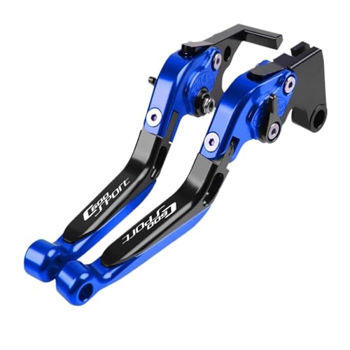 THikk Motorrad-Roller Einstellbarer Bremskupplungshebelgriff Compatible With C600Sport C600 SPORT C 600 Sport 2011 2012 2013 2014 2015 Brake Clutch Levers(BLUE7) von THikk