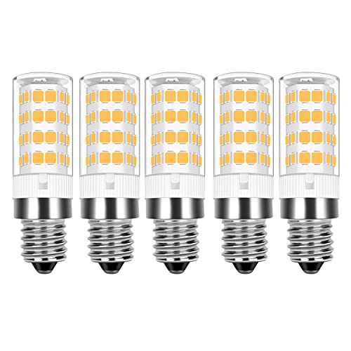 TIAFELNGLY E14 LED Maiskolben Lampen, 5W E14 LED Leuchtmittel, Warmweiss Mais Glühbirnen 5er Pack von TIAFELNGLY