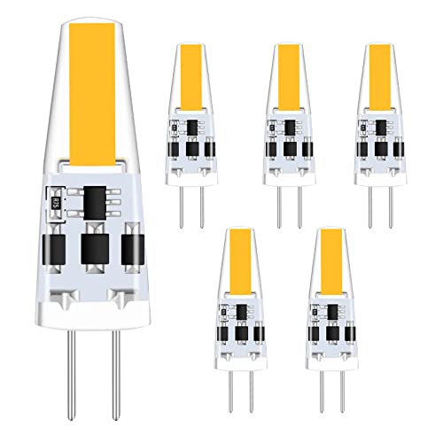 TIAFELNGLY G4 LED Lampen 2W,Dimmbar Kein Flimmern G4 LED Warmweiss Energiesparende Glühbirnen AC/DC 12-24V kleine Glühbirnen 360 Grad Winkel 2W Lampen Birne G4-6er Pack TIAFELNGLY G4 LED Lampen 2W,Dimmbar Kein Flimmern G4 LED Warmweiss Energiesparende Glühbirnen AC/DC 12-24V kleine Glühbirnen 360 Grad Winkel 2W Lampen Birne G4-6er Pack von TIAFELNGLY