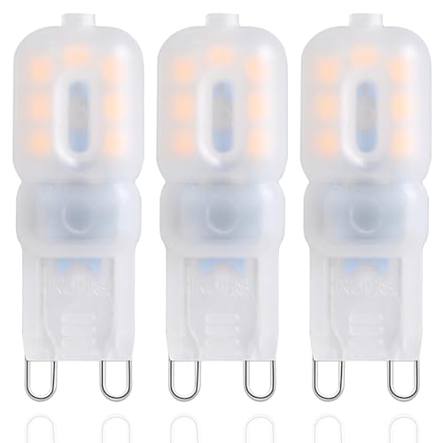 TIAFELNGLY G9 LED Leuchtmittel Warmweiß 2.5W-3W Ersatz fr 25W-35W Halogenlampe 360 Grad Winkel AC220V LED Birne G9 Glühbirne TIAFELNGLY G9 LED Leuchtmittel Warmweiß 2.5W-3W Ersatz fr 25W-35W Halogenlampe 360 Grad Winkel AC220V LED Birne G9 Glühbirne von TIAFELNGLY