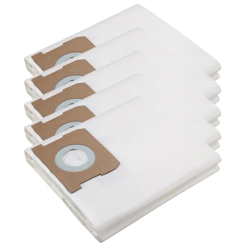 5 x Vlies-Staubbeutel für Kär-cher WD1 Compact Akku für 2.863-297.0 Staubsauger Kehrteile Staubbeutel Ersatz von TIAJTHYD