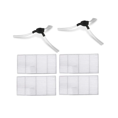 Robot Vacuum Cleaner Filter Side Brush for AMIBOT Flex H2O Connect Robotic Vacuum Cleaner Spare Parts Accessories(Grey) von TIAJTHYD