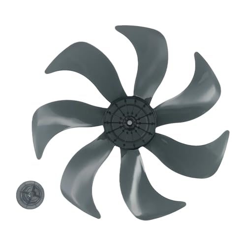 TIAJTHYD Bodenventilator-Mutternabdeckung Ventilatorzubehör Bodenventilatorflügel Ventilatorzubehör Bodenventilator Leise mit Mutternabdeckung Mutternabdeckung(7-Blade) von TIAJTHYD