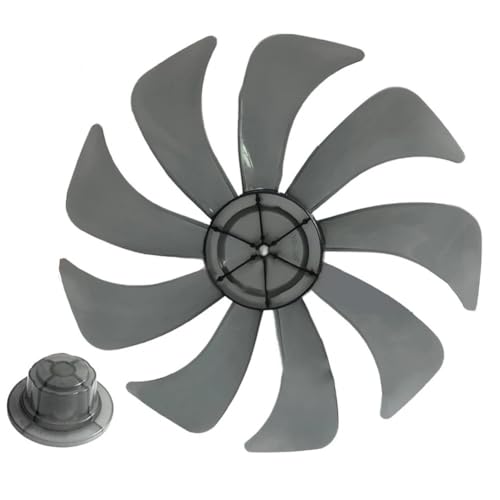 TIAJTHYD Bodenventilator-Mutternabdeckung Ventilatorzubehör Bodenventilatorflügel Ventilatorzubehör Bodenventilator Leise mit Mutternabdeckung Mutternabdeckung(9-Blade) von TIAJTHYD