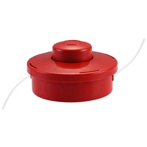 TIAJTHYD Rot/Schwarz Universal Benzin Trimmerkopf Bump Feed Line Spule Cutter Kunststoff Trimmerkopf Ersatz Rasenmäher Teile (A) von TIAJTHYD