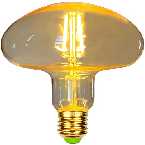 TIANFAN LED-Birnen Vintage 4 W 2700 K warmweiße Kristall-LED-Glühbirne 220/240 V Edison-Schraube E27-Sockel Spezial-dekorative Glühbirne (Mushroom) von TIANFAN