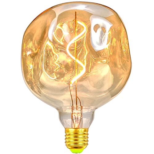TIANFAN Vintage LED-Lampen 4W dimmbar unregelmäßig geformte 220 / 240V Edison Schraube E27 Basis Spezialität dekorative antike Glühbirne (Stone) von TIANFAN