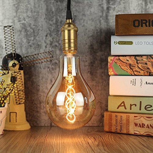 TIANFAN Vintage LED-Lampen 4W dimmbar unregelmäßig geformte 220 / 240V Edison Schraube E27 Basis Spezialität dekorative antike Glühbirne (A110) von TIANFAN