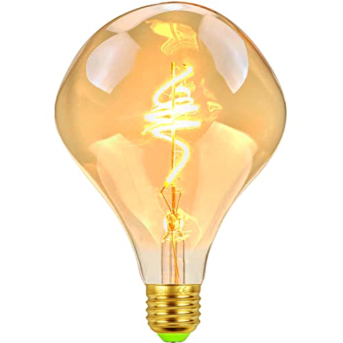 TIANFAN Vintage LED-Lampen 4W dimmbar unregelmäßig geformte 220 / 240V Edison Schraube E27 Basis Spezialität dekorative antike Glühbirne (Alien) von TIANFAN