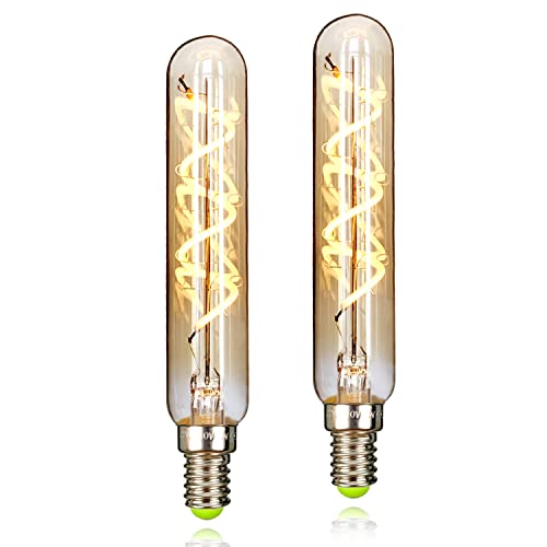 Tianfan 2er-Pack Led-Glühbirnen Vintage Led Filament Glühbirne 3W Dimmbar 2000Kelvin Kleine Röhre E14 Basis Dekorative Edison-Birnen Tianfan 2er-Pack Led-Glühbirnen Vintage Led Filament Glühbirne 3W Dimmbar 2000Kelvin Kleine Röhre E14 Basis Dekorative Edison-Birnen von TIANFAN