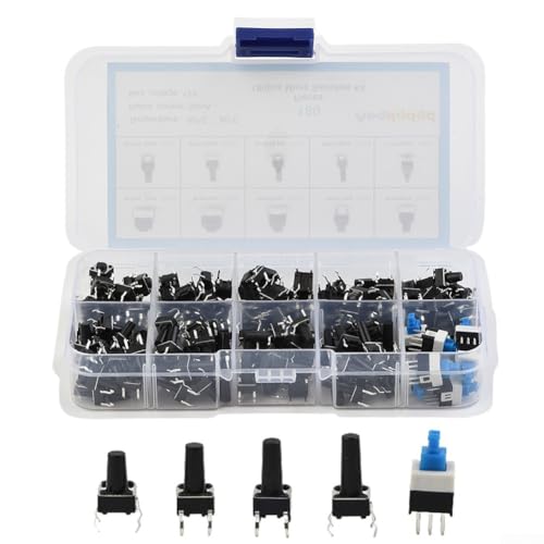 180-teiliges Tastschalter-Set für Fernseher, Audiogeräte und mehr 180-teiliges Tastschalter-Set für Fernseher, Audiogeräte und mehr von TIANHENGMart