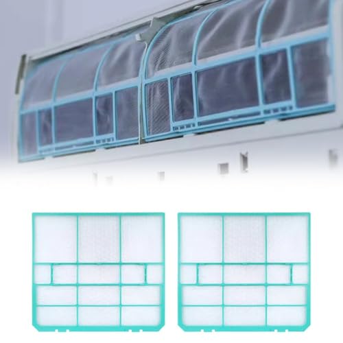 2 Stück Klimaanlagen-Filter, Klimaanlagen-Staubschutz mit Verhinderung von Staubansammlungen für Hisense und für Huabao einfache Installation (29 x 26 cm) von TIANHENGMart